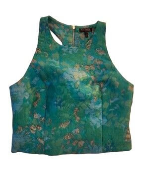 Intermix Teal Aqua Sleveless Top Small